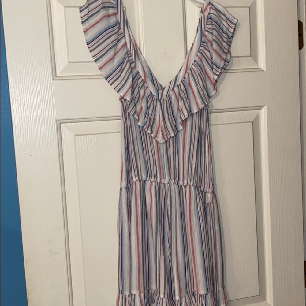 ruffled romper